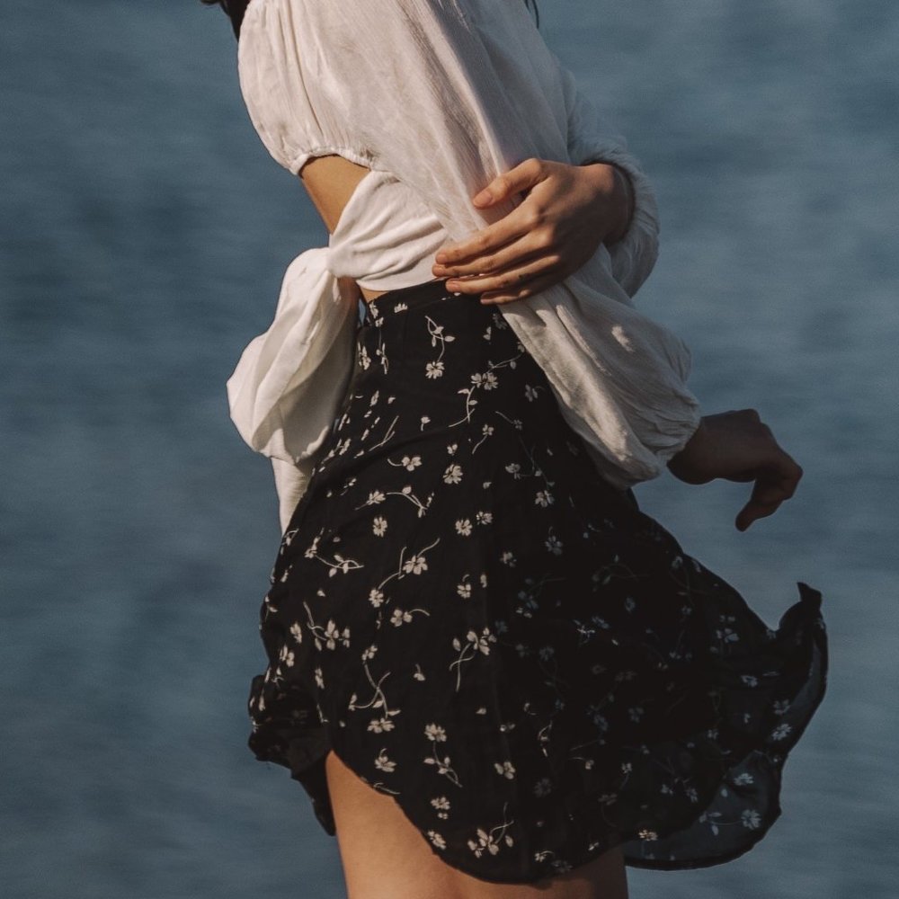 100% Silk Skirt